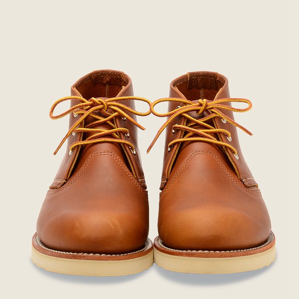 Red Wing Heritage Shoes Brown - Mens Work - Chukka-iginal Leather - 6429-YSMKI